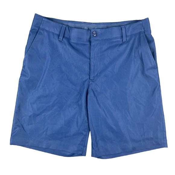 Lands End Traditional Fit Performance Navy Blue Golf Tennis Shorts Men's Size 36 - Picture 5 of 16